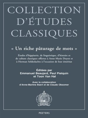 cover image of Un riche paturage de mots